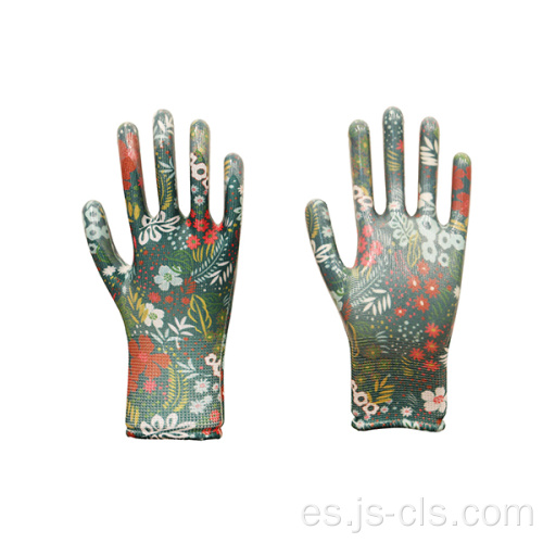 Guantes de garra de jardín con series de jardín de jardín impresas